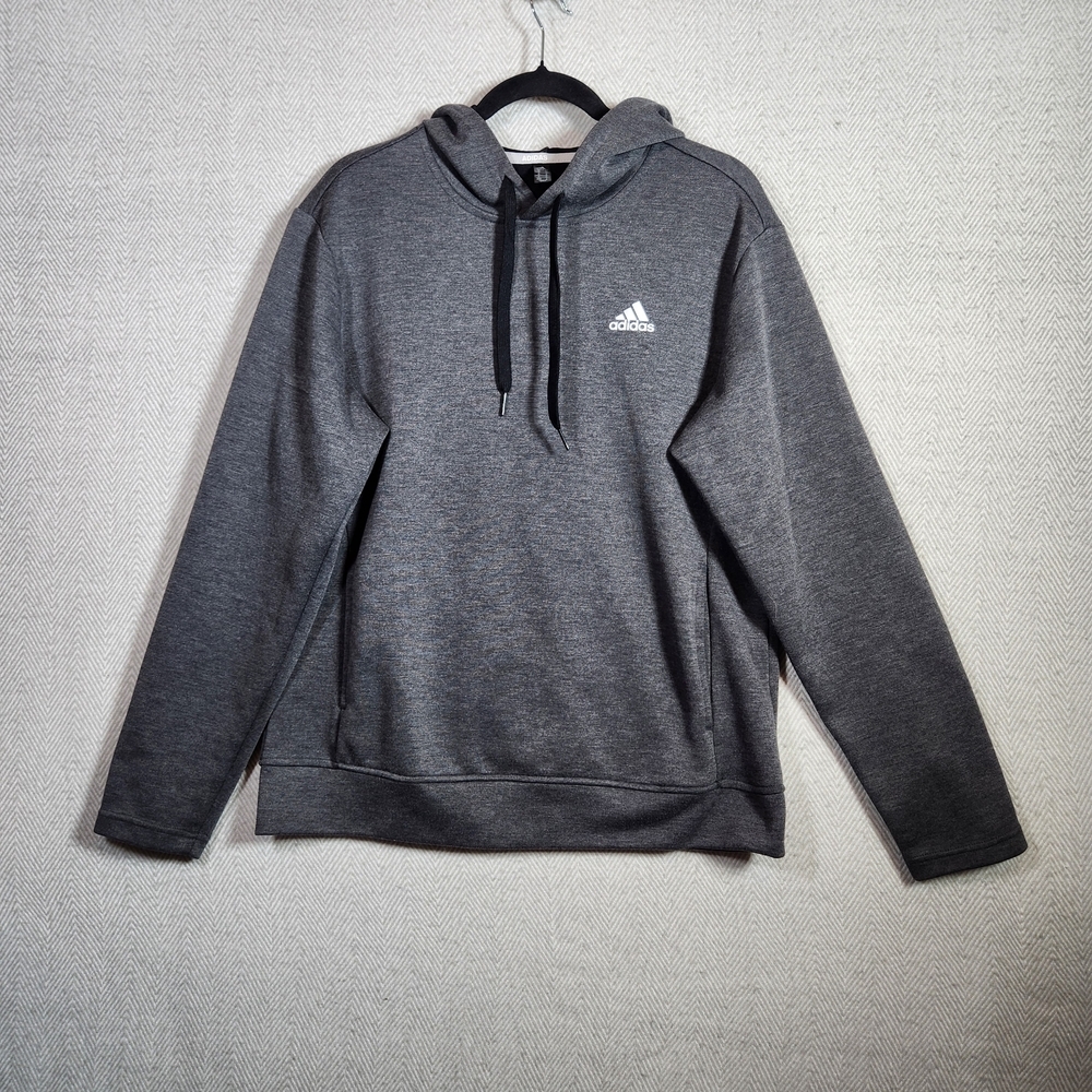 Adidas Men's M Gray Golf Hoodie With Pockets